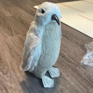 Hudson Bay Christmas Decoration White Penguin. NEW
